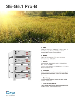Аккумуляторная батарея 5кВт Deye 51,2V 100AH SE-G5.1 Pro-B LiFePO4 6000 циклов: мощный и эффективный выбор!
