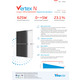 Солнечная панель 610Вт Trina Solar Vertex N TSM-NE19R.610W N-тип i-TOPCon BACKSHEET, 22,6%. Размер 2384×1134×35мм, 27,9кг.