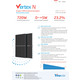 Новая двухсторонняя солнечная панель 710Вт Trina Solar TSM-NEG21C.20 710W N-type i-TOPCon bifacial: эффективность 22,9%, размеры 2384×1303×33 мм