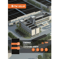 Солнечна панель 585Вт TW SOLAR 72HD585W N-type, Half-cell, Bifacial, ККД 22,6%, 2278x1134x30mm