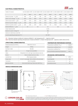 Солнечная панель 510Вт Sunova Solar Tangra M SS-510-54MDH-G11 N-type Full Black, КПД 22,5%