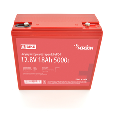 Літій-залізо-фосфатний акумулятор Merlion LiFePO4 12.8V 18AH (4S3P / BMS-20A), (181x77x168) для електротранспорту, 3000 циклів