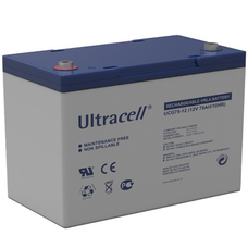 Аккумуляторная батарея Ultracell UCG75-12 GEL 12V 75 Ah (259 x 168 x 214) White Q1 / 67