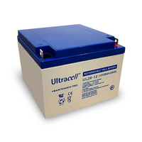 Аккумуляторная батарея Ultracell UL26-12 AGM 12V 26 Ah (167x 175 x 125) White Q1 / 180