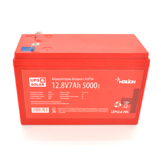 Літій-залізо-фосфатний акумулятор Merlion LiFePO4 12.8V 7AH (4S2P / BMS-10A), (151х65х97) for UPS, 3000 циклів