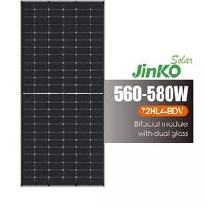 Сонечная панель 580Вт двостороння Jinko Solar JKM-580N-72HL4-BDV
