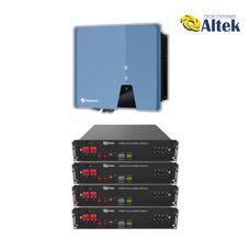 Гібридна станція Solplanet ASW 6K-H-S2, Dyness B4850, 48V - 2.4 кВт (4 шт.)