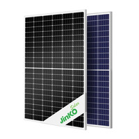 Сонячна панель 555Вт двостороння Jinko Solar JKM-555M-72HL4-BDVP ККД 21,48%  із додатковою генерацією до 15% від тильної сторони